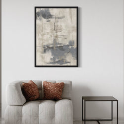 Set of 1 - Abstract Art 'Grey Storm'