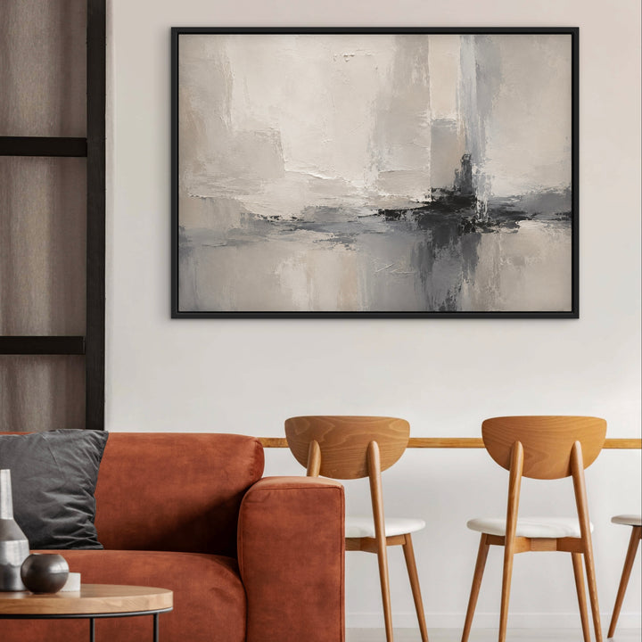 Framed Canvas - Stone & Shadow