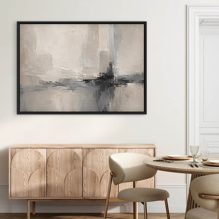 Framed Canvas - Stone & Shadow