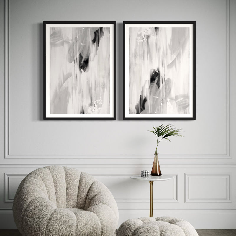 Abstract Art Set of 2 prints - Monaco