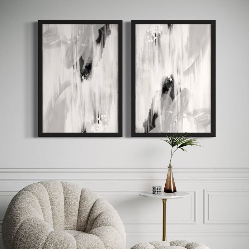 Abstract Art Set of 2 prints - Monaco