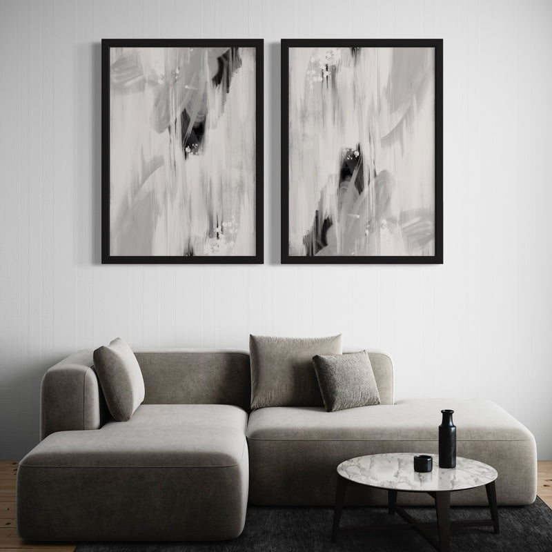 Abstract Art Set of 2 prints - Monaco