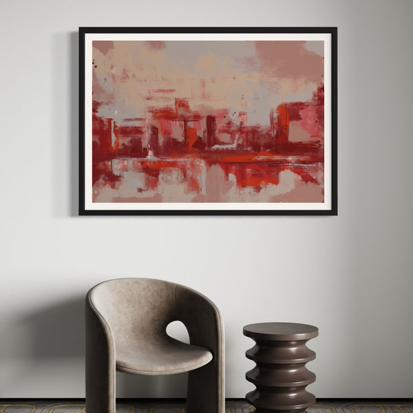 Set of 1 - Abstract Art 'Porto'