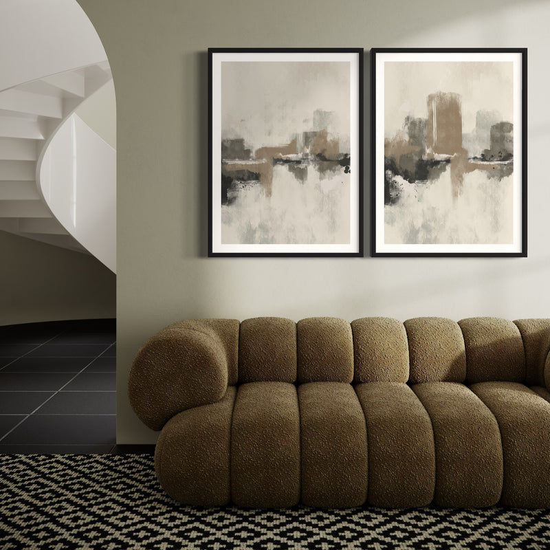 Abstract Art Set of 2 Prints - Dubrovnik