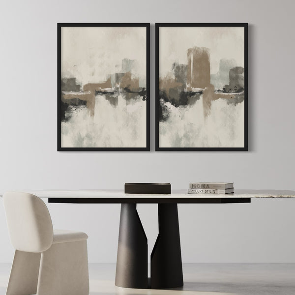 Abstract Art Set of 2 Prints - Dubrovnik