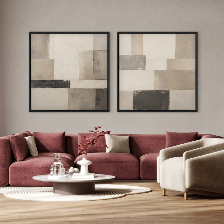 Framed Canvas Set of 2 - Bruges