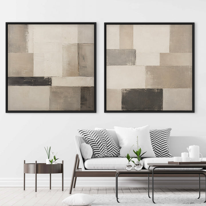 Framed Canvas Set of 2 - Bruges