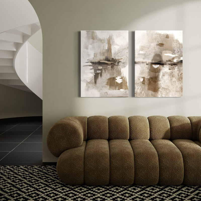 Abstract Canvas Set of 2 - Portofino