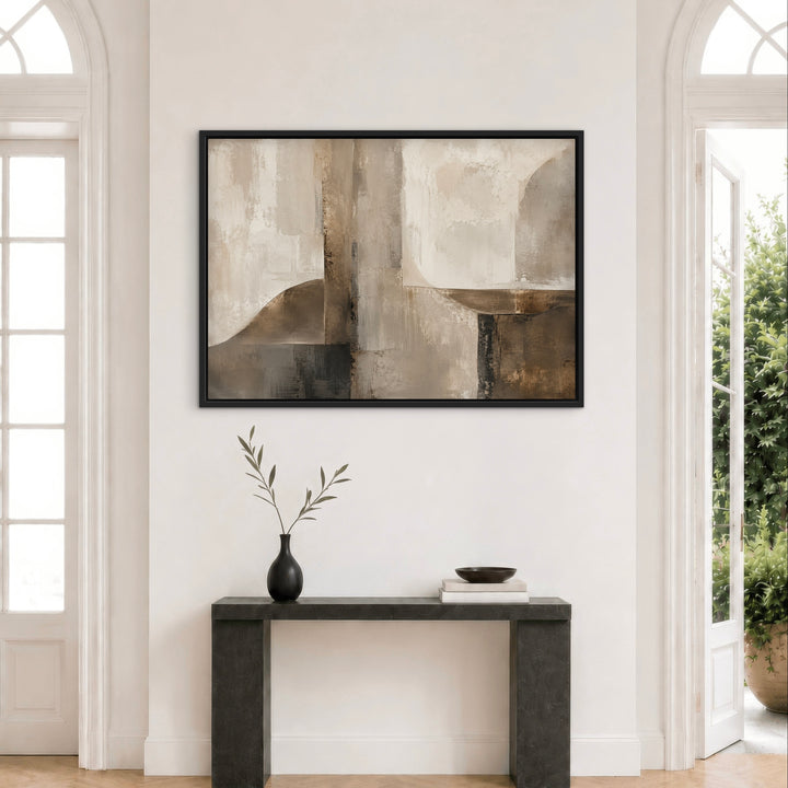 Framed Canvas - Bronze Vault