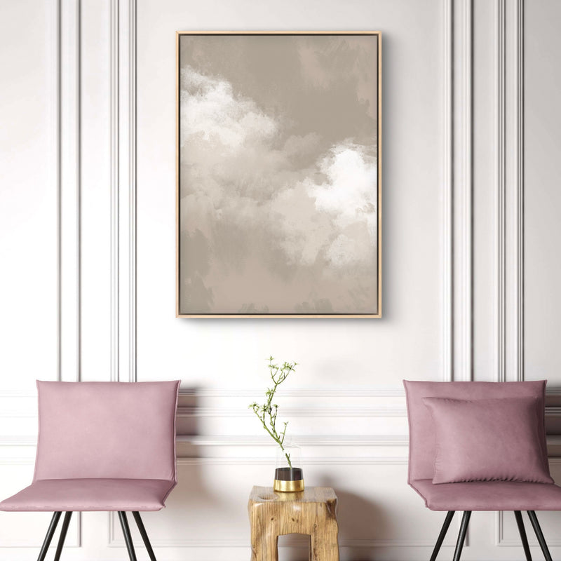 Framed Canvas - Clouds