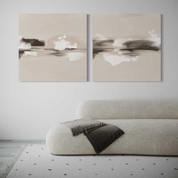 Abstract Canvas Set of 2 - Melbourne