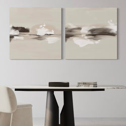 Abstract Canvas Set of 2 - Melbourne