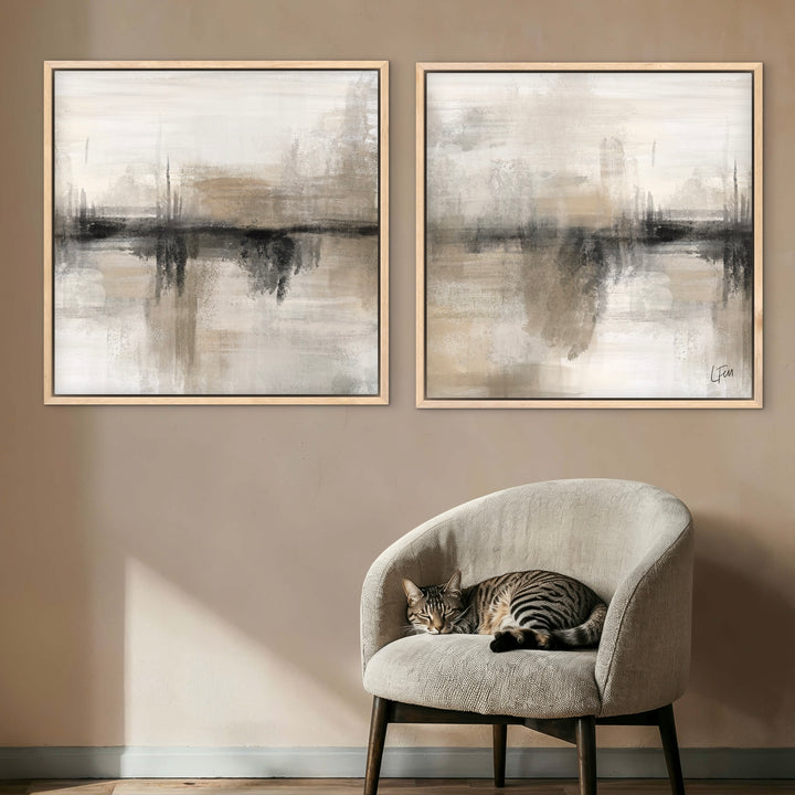 Framed Canvas Set of 2 - Nude Heaven