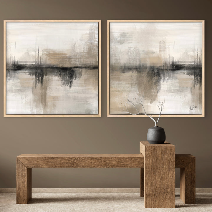 Framed Canvas Set of 2 - Nude Heaven