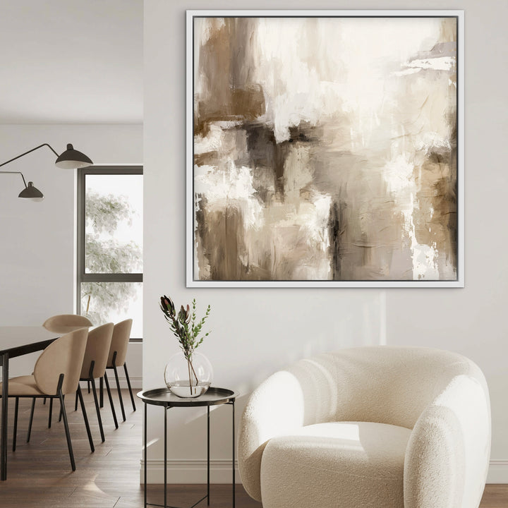 Framed Canvas - Santorini