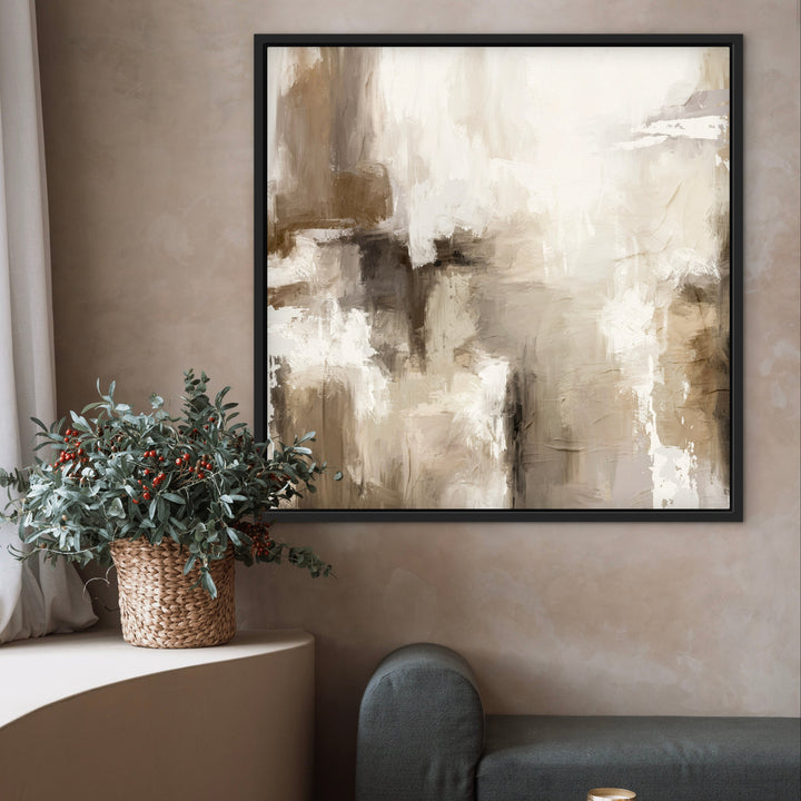 Framed Canvas - Santorini