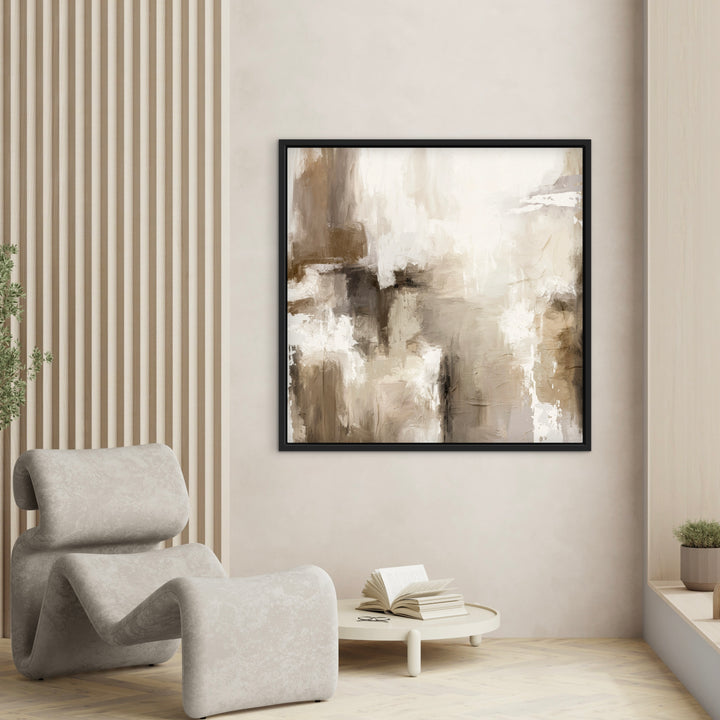 Framed Canvas - Santorini