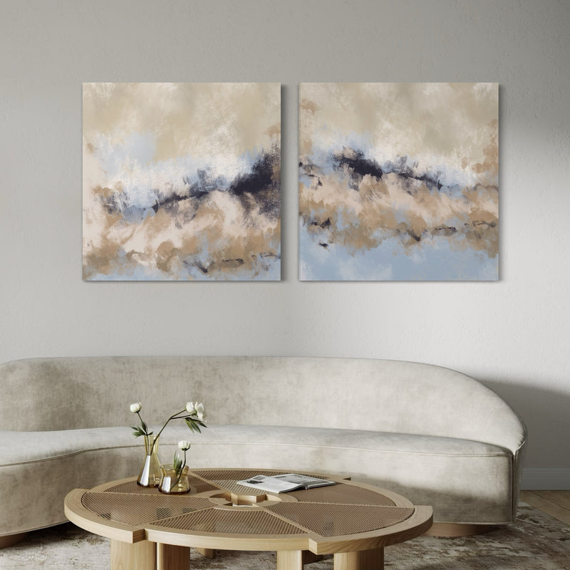 Abstract Canvas Set of 2 - Sicily