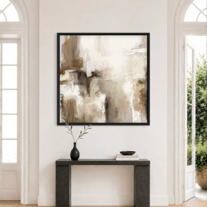 Framed Canvas - Santorini