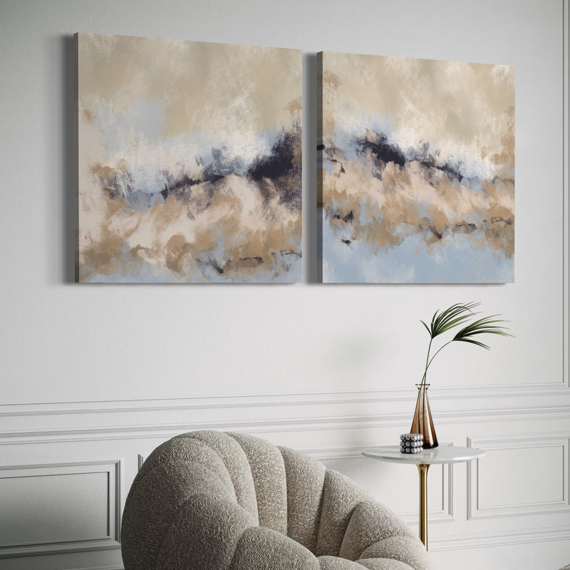 Abstract Canvas Set of 2 - Sicily