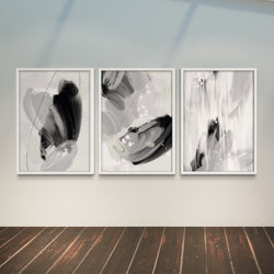 Abstract Art set of 3 prints - Monaco