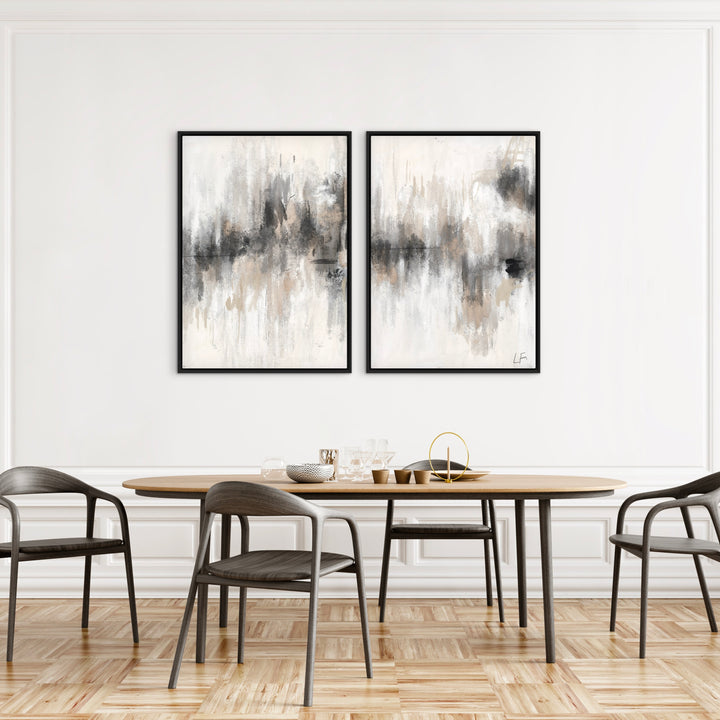 Framed Canvas Set of 2 - Whispered Haze