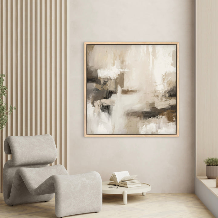 Framed Canvas - Santorini