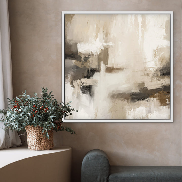 Framed Canvas - Santorini