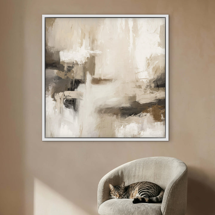 Framed Canvas - Santorini