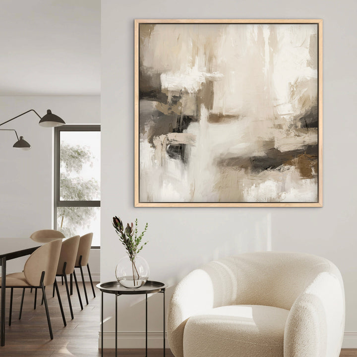 Framed Canvas - Santorini