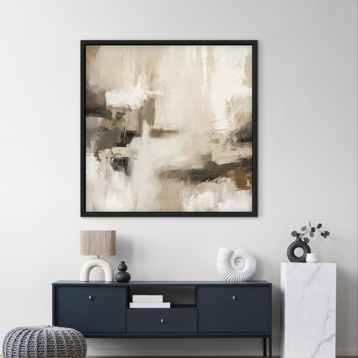 Framed Canvas - Santorini