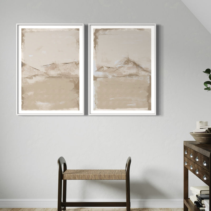 Abstract Art Set of 2 prints - Sierra