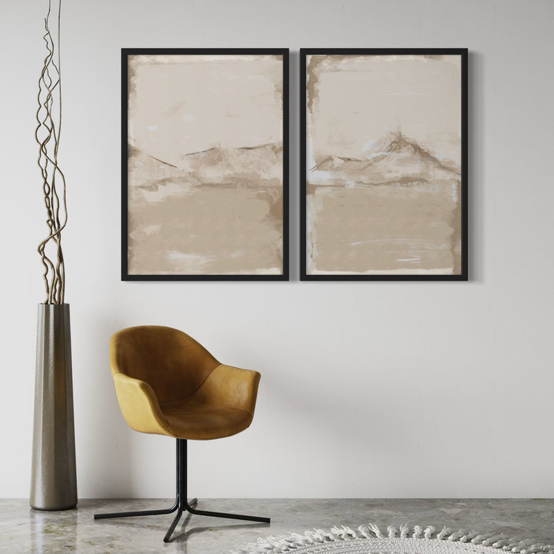 Abstract Art Set of 2 prints - Sierra