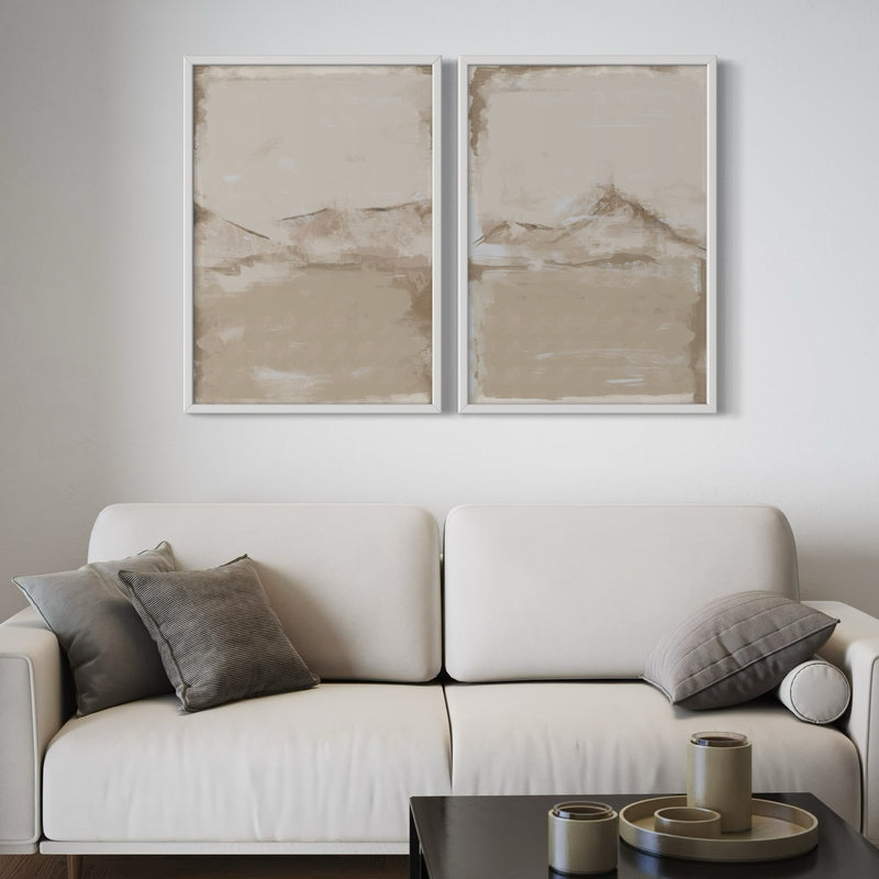 Abstract Art Set of 2 prints - Sierra