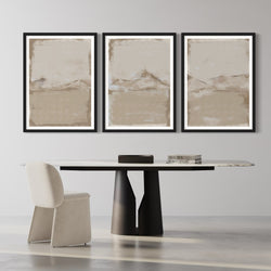 Abstract Art set of 3 prints - Sierra