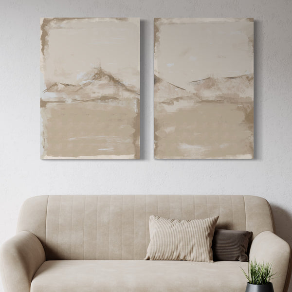 Abstract Canvas Set of 2 - Sierra