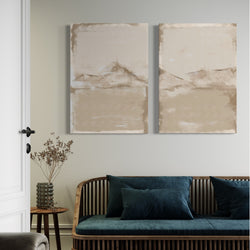 Abstract Canvas Set of 2 - Sierra