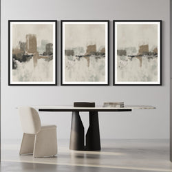 Abstract Art set of 3 prints - Dubrovnik