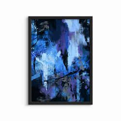 Set of 1 - Abstract Art 'Blue Ocean'