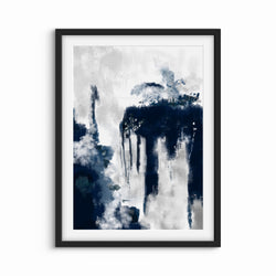 Set of 1 - Abstract Art 'Blue Storm'