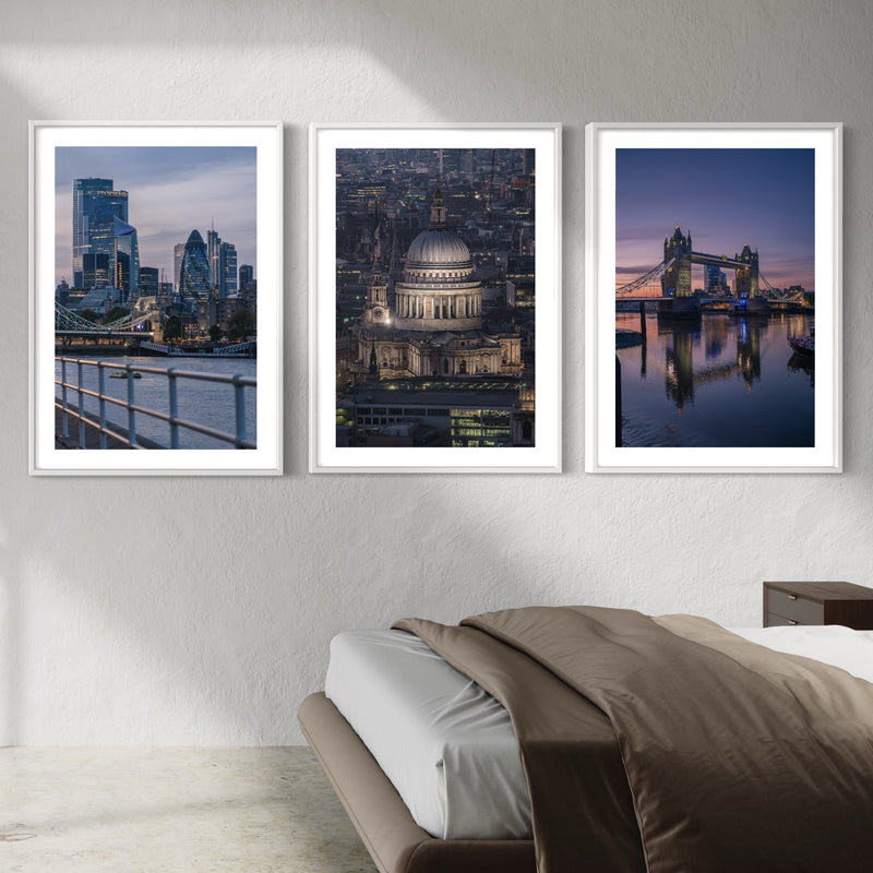 Set of 3 Photographs - London Nights 3