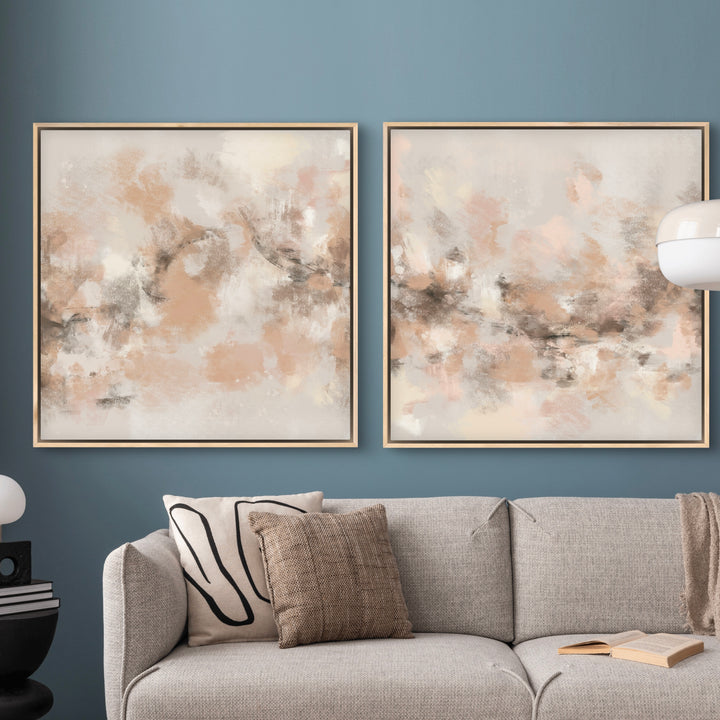 Framed Canvas Set of 2 - Sand Storm
