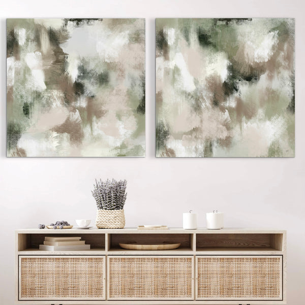 Abstract Canvas Set of 2 - Riviera Hues