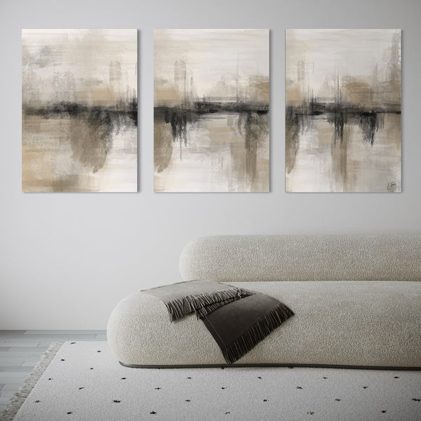 Abstract Canvas Set of 3 - Nude Heaven
