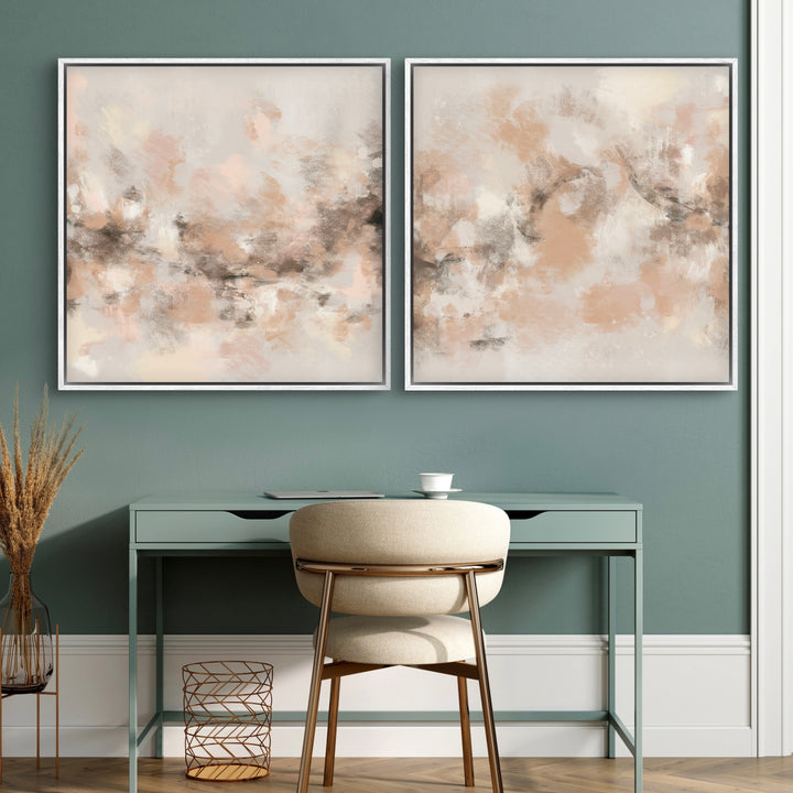 Framed Canvas Set of 2 - Sand Storm