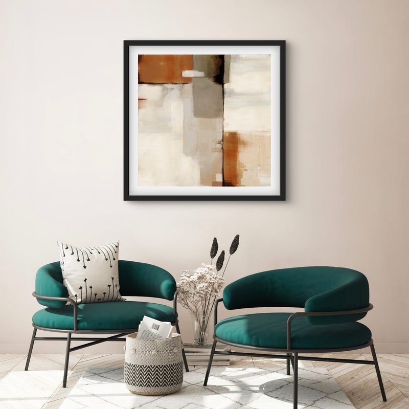 Set of 1 - Abstract Art 'Sahara'