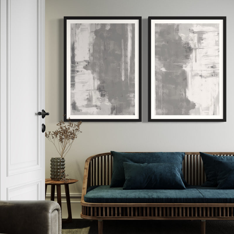 Abstract Art Set of 2 prints - Florence