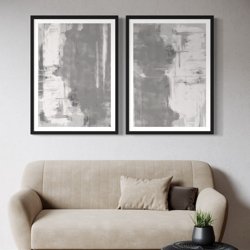 Abstract Art Set of 2 prints - Florence