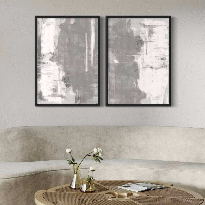 Abstract Art Set of 2 prints - Florence