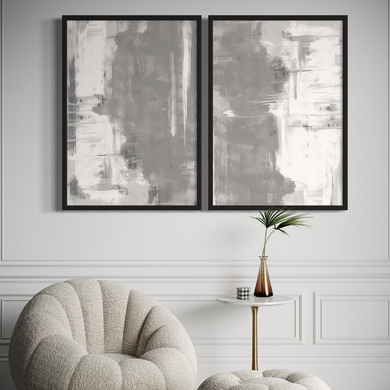 Abstract Art Set of 2 prints - Florence